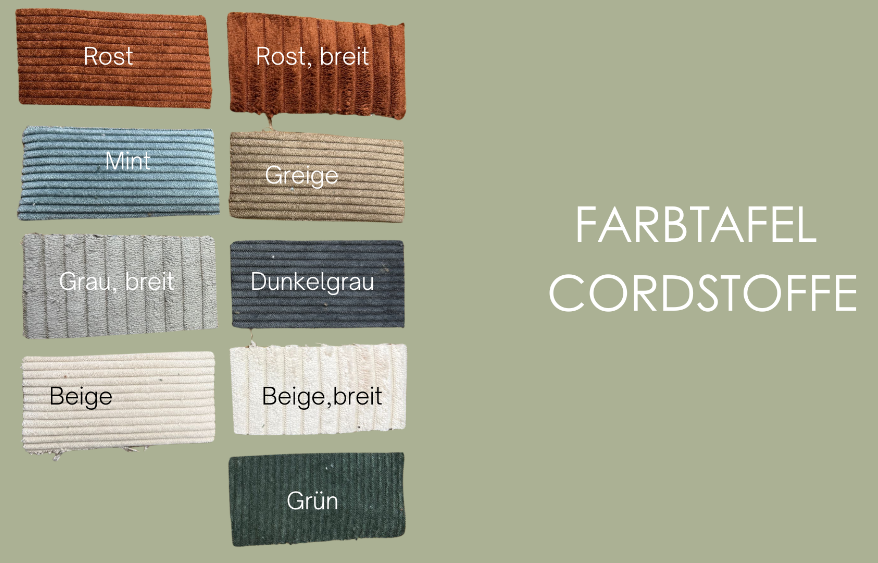 Gassibeutel Cord-Stoff