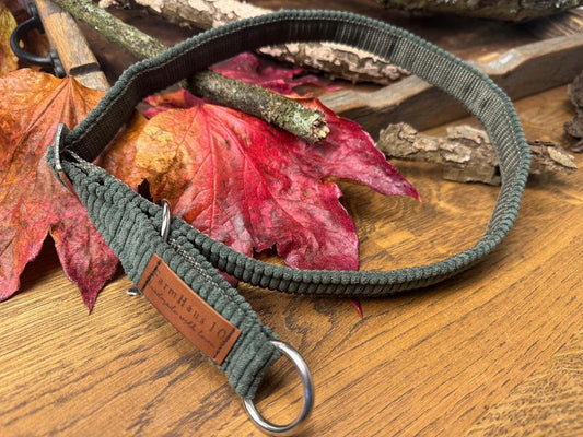 Zugstopp-Halsband Cord-Stoff